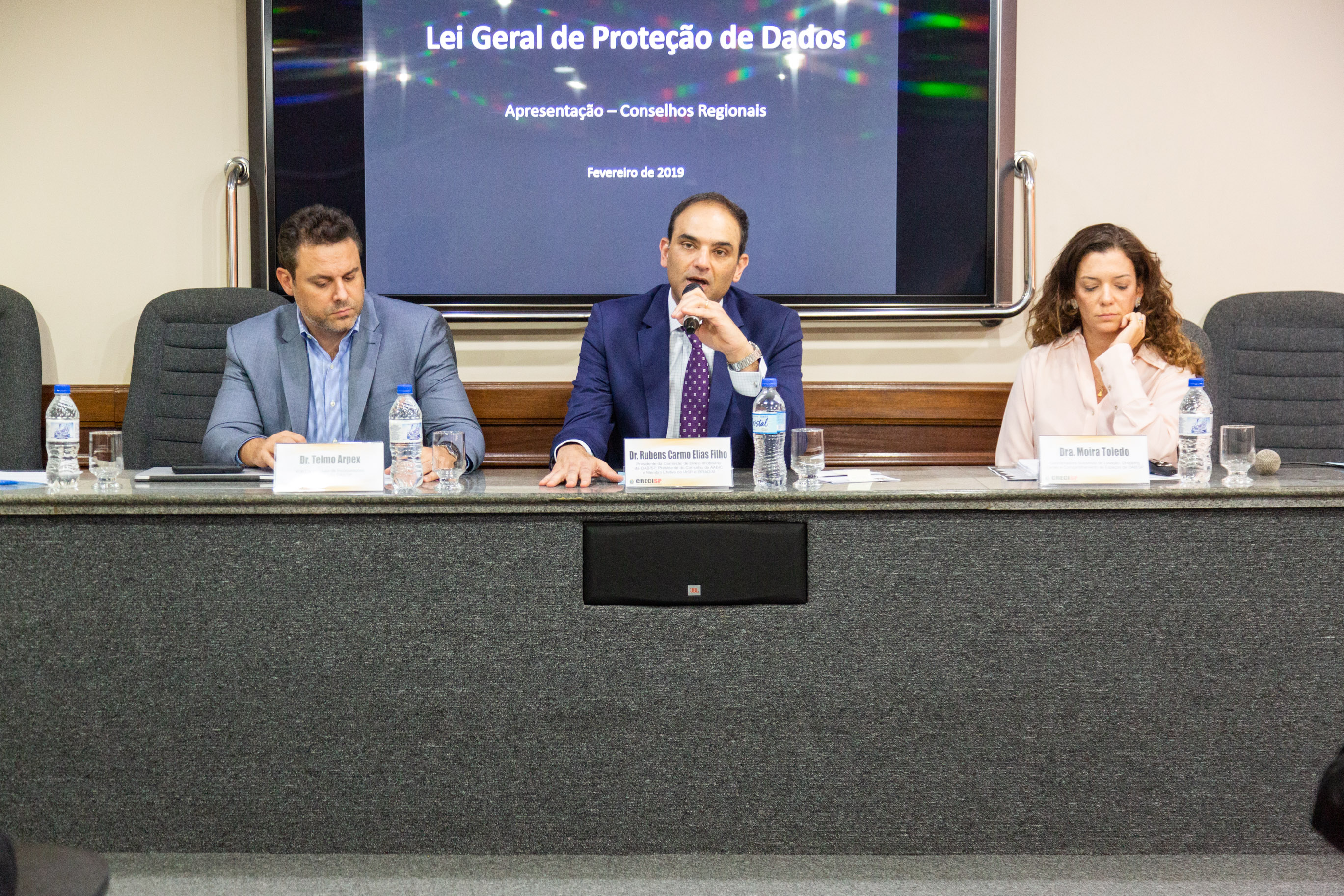 Membros da OAB-SP, Telmo Arpex, Rubens Elias e Moira Toledo