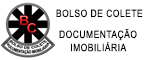 BOLSO DE COLETE DOCUMENTAÇÃO IMOBILIÁRIA <