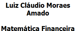 LUIZ CLÁUDIO MORAES AMADO<