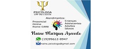 PSICÓLOGA NAINE MARQUES AZEVEDO<